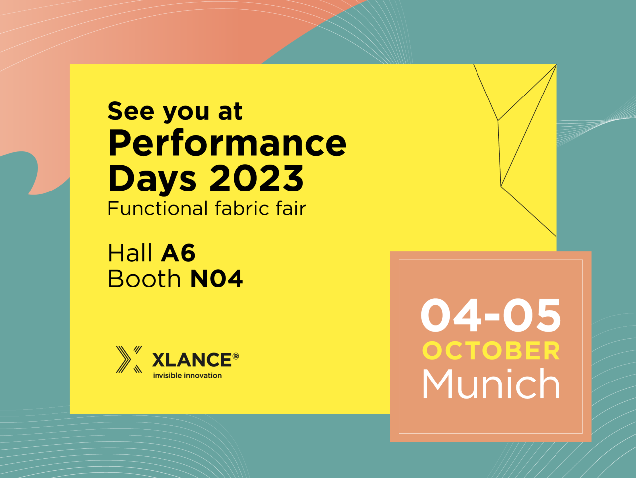 Performance Days, 04-05 October Munich, Hall A6 Booth N04